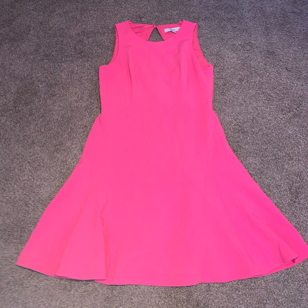 Pink Loft dress w/ cut out, size 6
